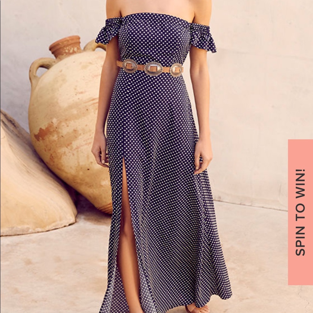 Lulu’s Polka Dot Maxi Dress